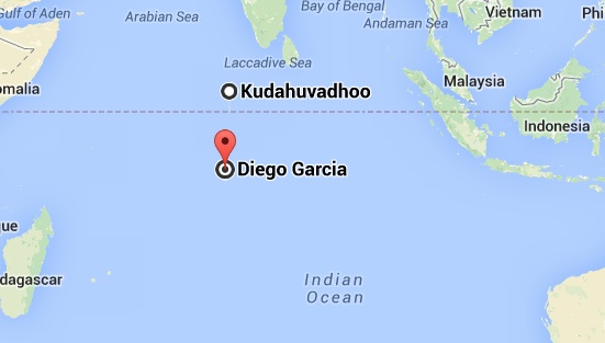 Map of diego garcia